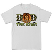 Dove Grey dad the king Premium Tee - Artiststas