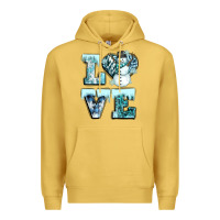 Antique Gold love winter Premium Hoodie - CowGirlArtShop