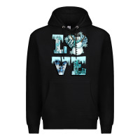 Black love winter Premium Hoodie - CowGirlArtShop