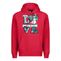 Cardinal love winter Premium Hoodie - CowGirlArtShop