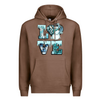 Chestnut love winter Premium Hoodie - CowGirlArtShop