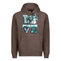 Coffee love winter Premium Hoodie - CowGirlArtShop