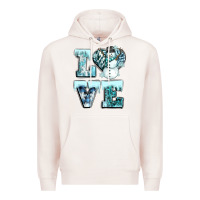 Pale Pink love winter Premium Hoodie - CowGirlArtShop
