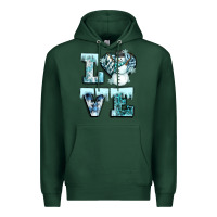 Sports Green love winter Premium Hoodie - CowGirlArtShop