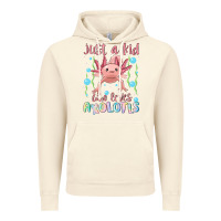 Vintage Artic just a kid who loves axolotls Vintage Hoodie - MaliasSmallBusiness