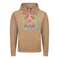 Vintage Coffee just a kid who loves axolotls Vintage Hoodie - MaliasSmallBusiness