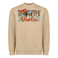 Mushroom Western Howdy Darlin Heavyweight Sweatshirt - BundleAndBundleShop