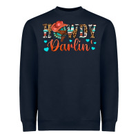 Navy Western Howdy Darlin Heavyweight Sweatshirt - BundleAndBundleShop