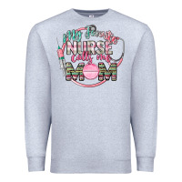 Heather Grey My favorite Nurse calls me mom Premium Sweatshirt - CowGirlArtShop
