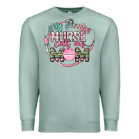 Seafoam My favorite Nurse calls me mom Premium Sweatshirt - CowGirlArtShop