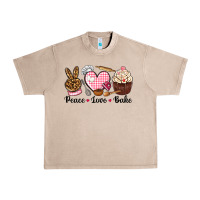 French Oak peace love bake Urban Heavy Tee - NancyCooperArtShop