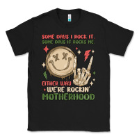 Black some days i rock it some days it rocks me either w Classic Tee - MaliasSmallBusiness