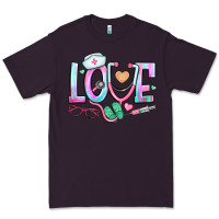 Plum love nurse Premium Tee - BundleAndBundleShop