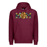 Burgundy mom Premium Hoodie - JahusDesignShop