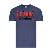 Vintage Denim be mine valentine Vintage Tee - MaliasSmallBusiness