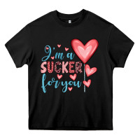 Black i'm a sucker for you Heavy Core Tee - JahusDesignShop