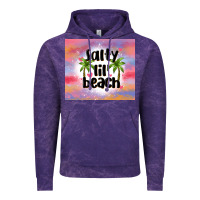 Cloud Purple salty lil' beach Vintage Hoodie - MaliasSmallBusiness