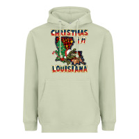 Matcha christmas in louisiana Heavyweight Hoodie - CowGirlArtShop