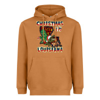 Meerkat christmas in louisiana Heavyweight Hoodie - CowGirlArtShop