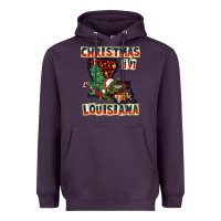 Plum christmas in louisiana Heavyweight Hoodie - CowGirlArtShop