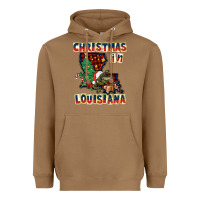 Christmas In Louisiana Heavyweight Hoodie | Teevron