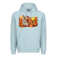 Blue Mist chinese new year 2023 rabbit year Premium Hoodie - CowGirlArtShop