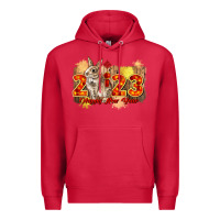 Cardinal chinese new year 2023 rabbit year Premium Hoodie - CowGirlArtShop