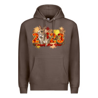 Coffee chinese new year 2023 rabbit year Premium Hoodie - CowGirlArtShop