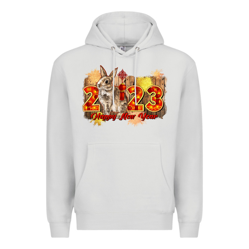 Chinese New Year 2023 Rabbit Year Premium Hoodie by CowGirlArtShop | Teevron