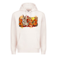 Pale Pink chinese new year 2023 rabbit year Premium Hoodie - CowGirlArtShop