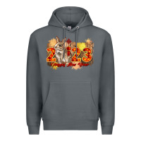 Rock chinese new year 2023 rabbit year Premium Hoodie - CowGirlArtShop