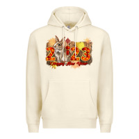 Sandshell chinese new year 2023 rabbit year Premium Hoodie - CowGirlArtShop