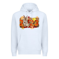 White chinese new year 2023 rabbit year Premium Hoodie - CowGirlArtShop