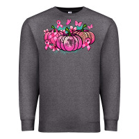 Charcoal Heather Cancer pumpkins Cancer Awareness Premium Sweatshirt - HowdyJamesFarm