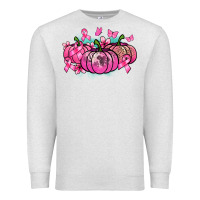 Oatmeal Heather Cancer pumpkins Cancer Awareness Premium Sweatshirt - HowdyJamesFarm