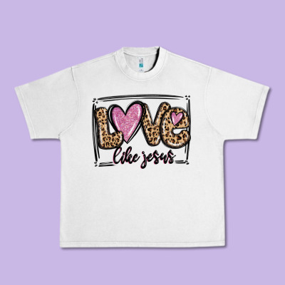 Love Like Jesus Urban Heavy Tee Designed By Maliassmallbusiness