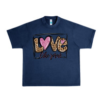 Navy love like jesus Urban Heavy Tee - MaliasSmallBusiness