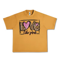 Peanut Butter love like jesus Urban Heavy Tee - MaliasSmallBusiness