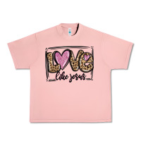 Salmon love like jesus Urban Heavy Tee - MaliasSmallBusiness
