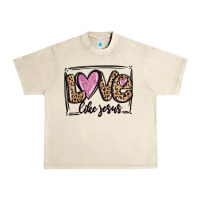 Sandshell love like jesus Urban Heavy Tee - MaliasSmallBusiness