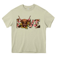 Mossy highland cow love Heavy Core Tee - JahusDesignShop
