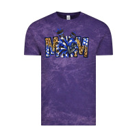 Cloud Purple cheer mom Vintage Tee - NancyCooperArtShop