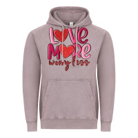 Vintage Zinc love more worry less Vintage Hoodie - MaliasSmallBusiness