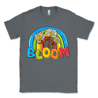 Charcoal Heather bloom Classic Tee - NancyCooperArtShop