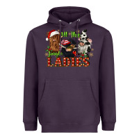 Plum all the jingle ladies Heavyweight Hoodie - CowGirlArtShop