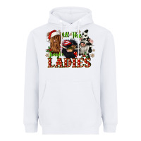 White all the jingle ladies Heavyweight Hoodie - CowGirlArtShop