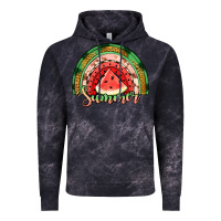 Cloud Black watermelon summer rainbow Vintage Hoodie - Jasminsmagicworld