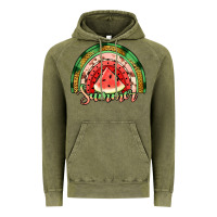 Vintage Olive watermelon summer rainbow Vintage Hoodie - Jasminsmagicworld