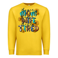 Lemon Super mom super wife super tired Premium Sweatshirt - CowGirlArtShop