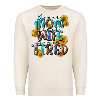 Sandshell Super mom super wife super tired Premium Sweatshirt - CowGirlArtShop